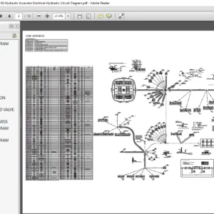Hitachi ZX330-5G 330LC-5G 350H-5G 350LCh-5G Excavator Electrical-Hydraulic Circuit Diagram Manual - PDF DOWNLOAD