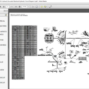 Hitachi ZX330-5G 330LC-5G 350H-5G 350LCh-5G  Excavator Electrical-Hydraulic Circuit Diagram Manual - PDF DOWNLOAD