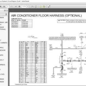 Hitachi ZX33U-5A Hydraulic Excavator Electrical-Hydraulic Circuit Diagram Manual - PDF DOWNLOAD