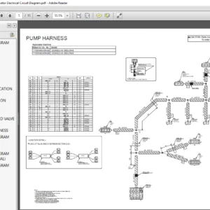 Hitachi ZX350LC-6 ZX350LCN-6 Hydraulic Excavator Electrical Circuit Diagram Manual - PDF Download