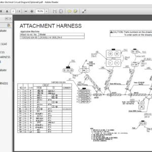 Hitachi ZX350LC-6 ZX350LCN-6 Hydraulic Excavator Electrical Circuit Diagram - PDF Download