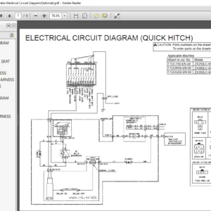 Hitachi ZX350LC-6 350LCN-6 Hydraulic Excavator Electrical Circuit Diagram(Optional) Manual - PDF DOWNLOAD