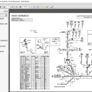 Hitachi ZX35U-5A Hydraulic Excavator Electrical-Hydraulic Circuit Diagram Manual - PDF DOWNLOAD