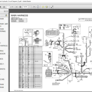 Hitachi ZX38U-5A Hydraulic Excavator Electrical-Hydraulic Circuit Diagram Manual - PDF DOWNLOAD