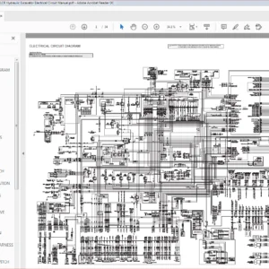 Hitachi ZX470-6 ZX470LC-6 ZX490H-6 ZX490LCH-6 ZX490R-6 490LCR Hydraulic Electrical Circuit Manual - PDF Download