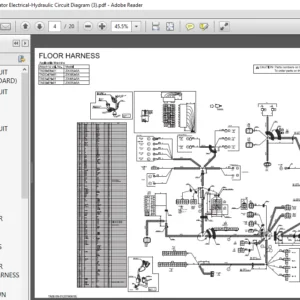 Hitachi ZX48U-5A Hydraulic Excavator Electrical-Hydraulic Circuit Diagram Manual - PDF DOWNLOAD