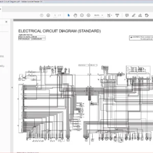 Hitachi ZX65USB-5B Hydraulic Excavator Electrical-Hydraulic Circuit Diagram Manual - PDF DOWNLOAD