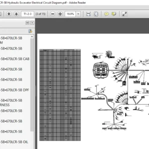 Hitachi ZX670LC-5B ZX670LCH-5 670LCR-5B Hydraulic Excavator Electrical Circuit Diagram Manual - PDF DOWNLOAD