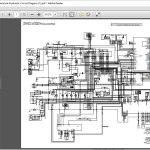 Hitachi ZX670LC-5G Hydraulic Excavator Electrical-Hydraulic Circuit Diagram Manual - PDF DOWNLOAD