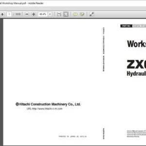 Hitachi ZX670LC-5G Hydraulic Excavator Workshop Manual - PDF DOWNLOAD