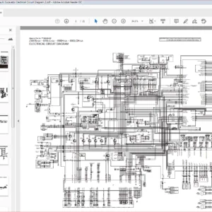 Hitachi ZX870-5A 870LC-5A 890H-5A 890LCH-5A Hydraulic Excavator Electrical Circuit Diagram Manual - PDF DOWNLOAD