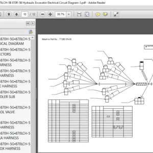 Hitachi ZX870-5B 870LC-5B 870H-5B 870LCH-5B 870R-5B Excavator Electrical Circuit Diagram Manual - PDF DOWNLOAD