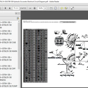 Hitachi ZX870-5B 870LC-5B 870H-5B 870LCH-5B 870R-5B Excavator Electrical Circuit Diagram Manual - PDF DOWNLOAD