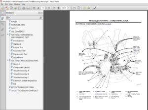 Hitachi Zaxis 160W Wheeled Excavator Troubleshooting Manual - PDF ...