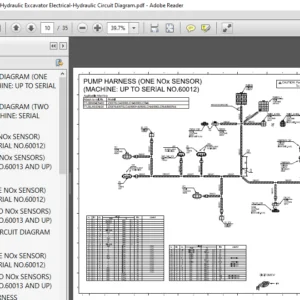 Hitachi Zx670LC-6 690LCH-6 690LCR-6 Hydraulic Excavator Electrical-Hydraulic Circuit Diagram Manual - PDF DOWNLOAD