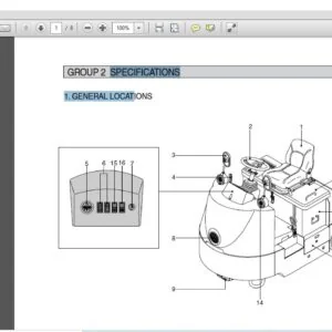 Hyundai Forklift Battery Tractor 15PA.40TA.60TA-7 service manual - PDF DOWNLOAD