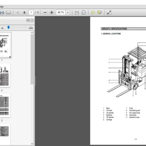 Hyundai Forklift Truck 15LC.18LC.20LCA-7 Service Manual - PDF DOWNLOAD