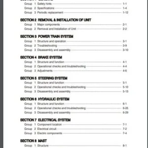 Hyundai Forklift Truck 16.18.20B-9 Service Manual - PDF DOWNLOAD