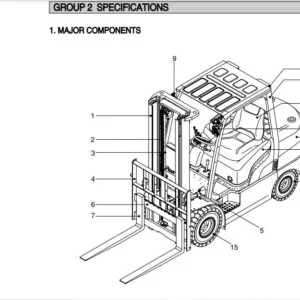 Hyundai Forklift Truck 20D.25LD.30D.33D-7 Service Manual - PDF DOWNLOAD