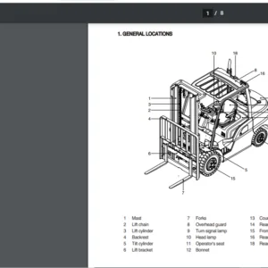 Hyundai Forklift Truck 22.25.30.33D-9, 35DA-9 Service Manual - PDF DOWNLOAD