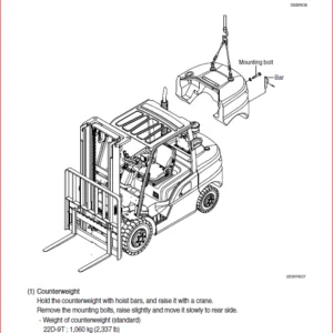 Hyundai Forklift Truck 22.25.30.33D-9T Service Manual - PDF DOWNLOAD