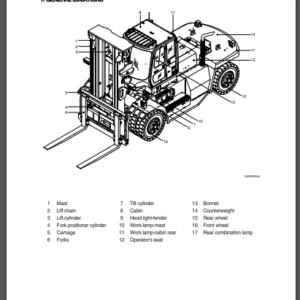 Hyundai Forklift Truck 300D-9 Service Manual - PDF DOWNLOAD