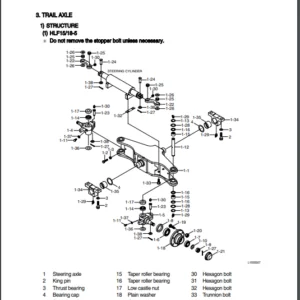 Hyundai Forklift Truck HLF15-18(C)-5 Service Manual - PDF DOWNLOAD