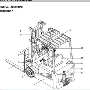 Hyundai Forklift Truck 16.18.20B-7 Service Manual - PDF DOWNLOAD