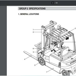 Hyundai Forklift Truck 16.18.20B-9F Service Manual - PDF DOWNLOAD
