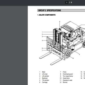 Hyundai Forklift Truck 35DS.40DS.45DS.50DA-7E Service Manual - PDF DOWNLOAD