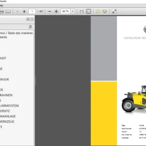Kramer Telehandler 5509 Spare Parts List Manual - PDF DOWNLOAD