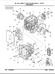 Massey Ferguson MF 1205 Compact Tractor Parts Book PDF Download