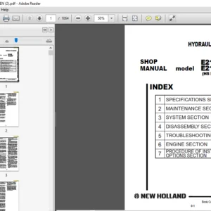 New Holland E215B E215BLC (HS Engine) Hydraulic Excavator Service Repair Manual - PDF DOWNLOAD