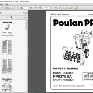 Poulan PRO Thrower Owner's Manual - PDF DOWNLOAD