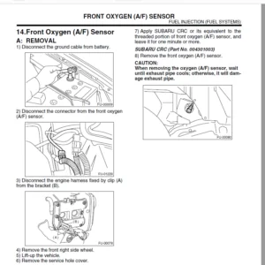 Subaru Forester 1993 - 2004 Service Manual - PDF DOWNLOAD