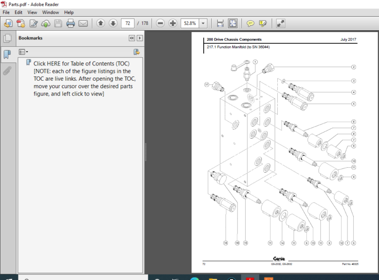 Terex Genie GS 2032 GS 2632 Part Manual - PDF DOWNLOAD ~ HeyDownloads