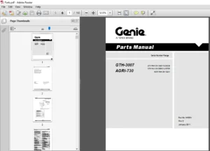 Terex Genie GTH 3007 AGRI 730 Part Manual - PDF DOWNLOAD