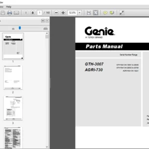 Terex  Genie GTH 3007 AGRI 730 Part Manual  - PDF DOWNLOAD