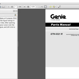 Terex Genie GTH 5021 R Part Manual  - PDF DOWNLOAD