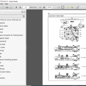 Toyota 7FGU-7FDU15-32 & 7FGCU20-32 Forklift COMPLETE Service Manual -  PDF DOWNLOAD