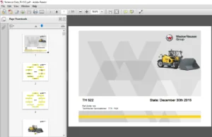 Wacker Neuson Group TH 522 Technischer Servicetrainer Manual - PDF DOWNLOAD