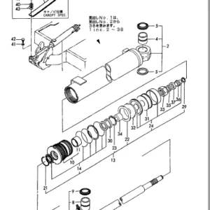 Yanmar Vio40 Crawler Backhoe Parts Catalog Manual - PDF DOWNLOAD