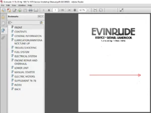 1965-1978 Evinrude 1.5 To 35 Hp Service Workshop Manual - PDF DOWNLOAD