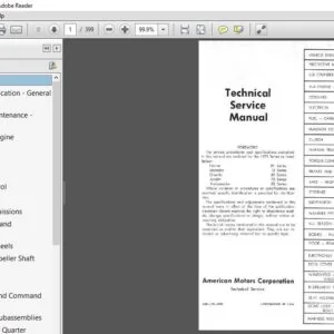 1967-1973 American Motors Corporation Parts+Service Manual - PDF DOWNLOAD