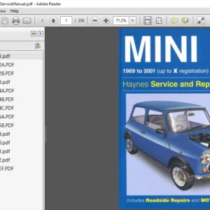 1969 - 2001 Mini Cooper Service Manual - PDF DOWNLOAD