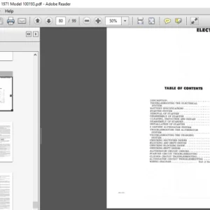 1971 Evinrude 100hp Starflight Service Manual - PDF DOWNLOAD
