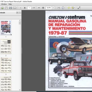 1979-1987 Ford Pinto  Service Repair Manual - PDF DOWNLOAD