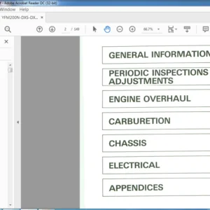1984 Yamaha YFM200N DXS DXT U Service Manual - PDF DOWNLOAD