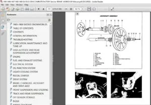 1985-1989 Ski Doo Snowmobiles Factory Service Repair Manual - PDF DOWNLOAD