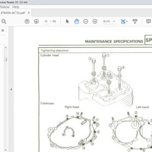 1990 Yamaha XT60 A-AC Service Manual - PDF DOWNLOAD